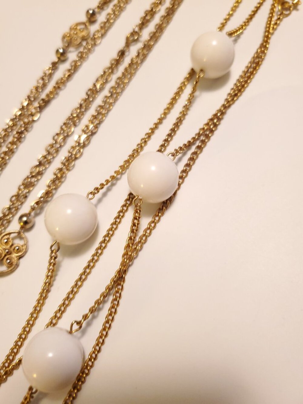 2 Double Length Necklaces, items # A-2133-2134, 94 grams. - Picture 7 of 8
